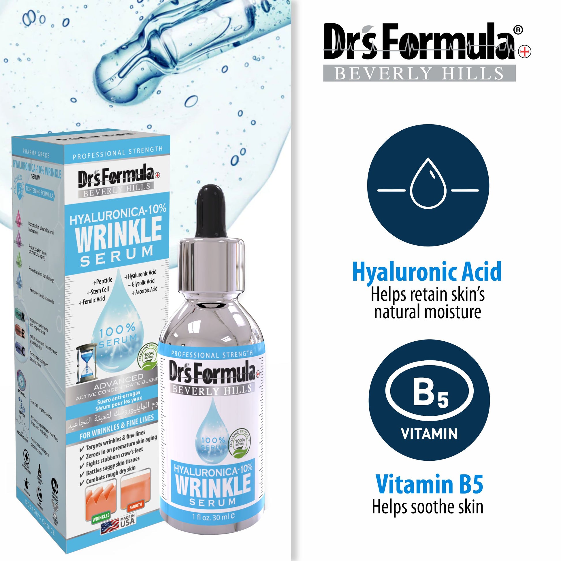 Hyaluronica-10% Wrinkle Serum